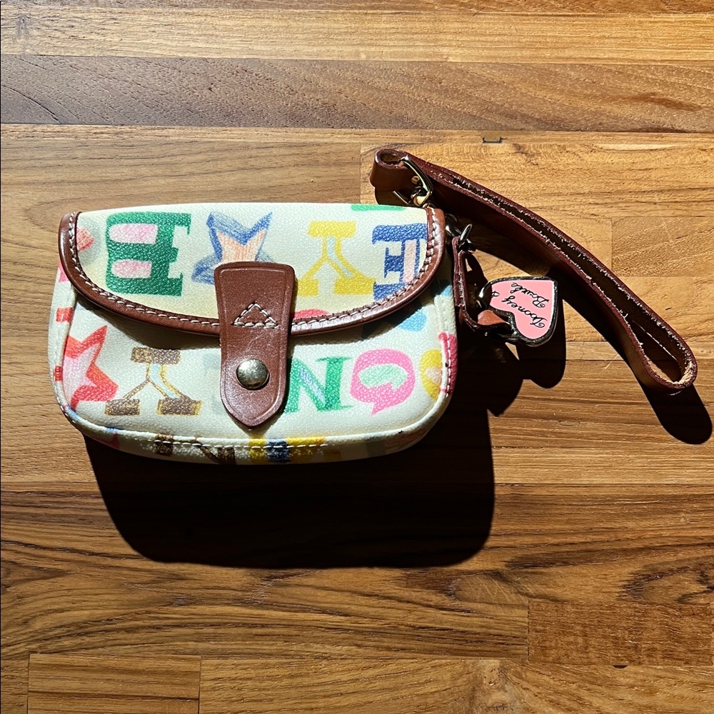Dooney & Bourke Pink Heart wristlet